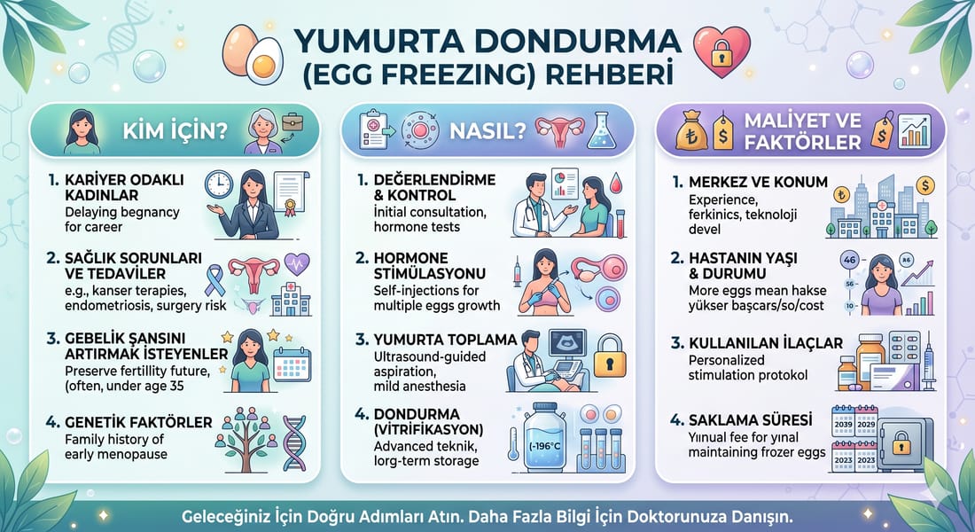 Yumurta Dondurma (Egg Freezing): Kim İçin, Nasıl, Maliyet
